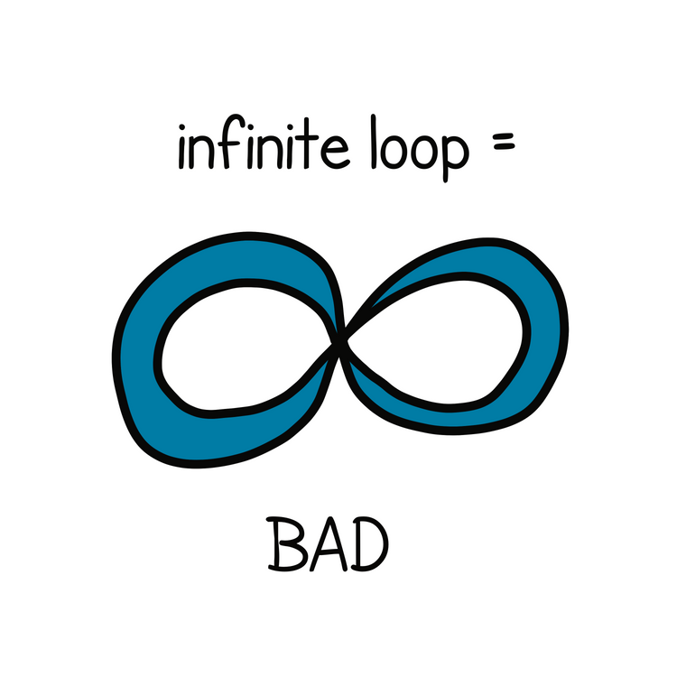 The inifinity symbol in blue.