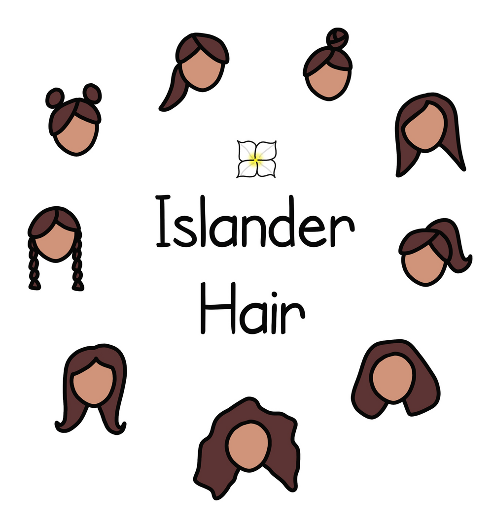 Nine different hair styles.